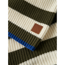 NAME IT Striktrøje Nereus Olive Night